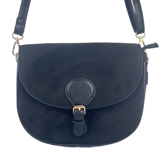 Zamszowa torebka na ramię  marki Maxfly