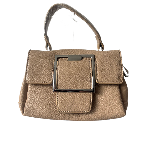 Kuferek z klasą - mała torebka z parcianym paskiem